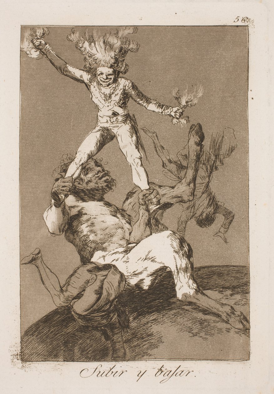 Auf und ab von Francisco de Goya