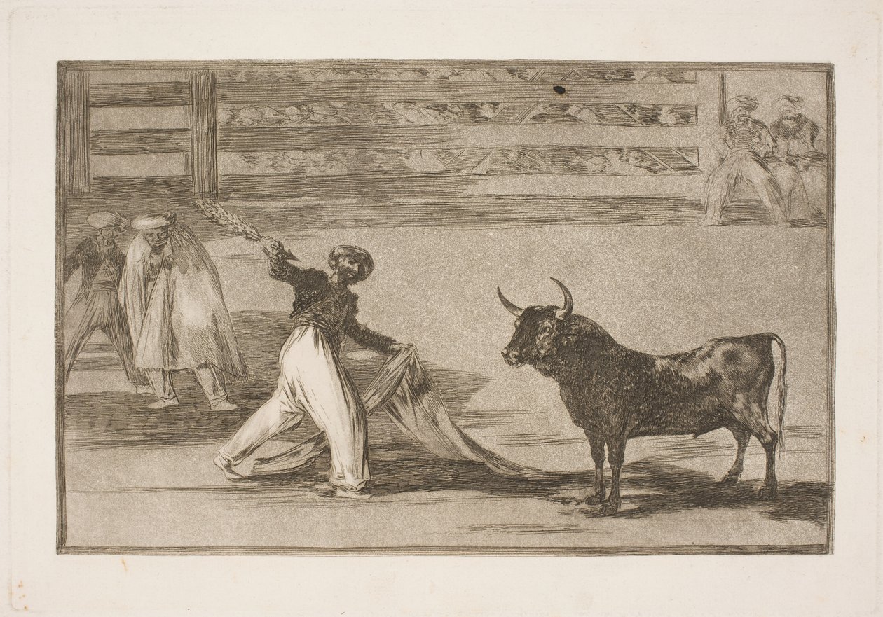 Der Ursprung der Harpunen oder Banderillas von Francisco de Goya