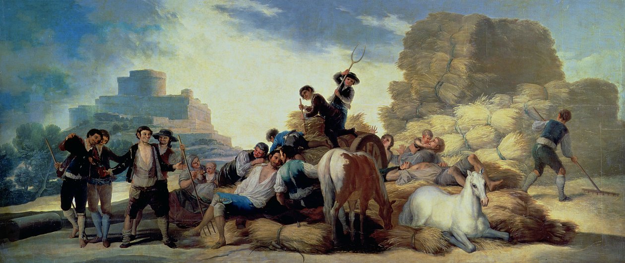 Sommer oder Die Ernte von Francisco de Goya