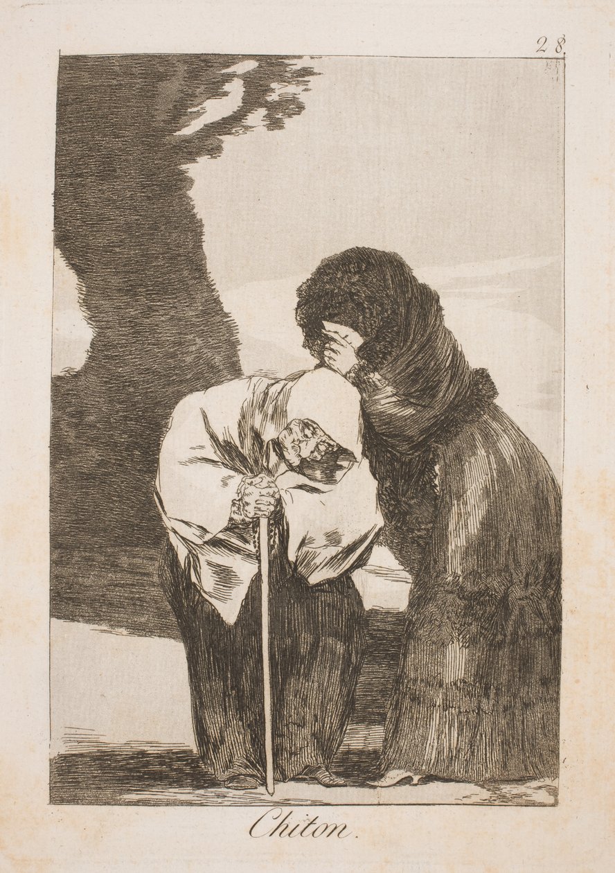 Pssst von Francisco de Goya