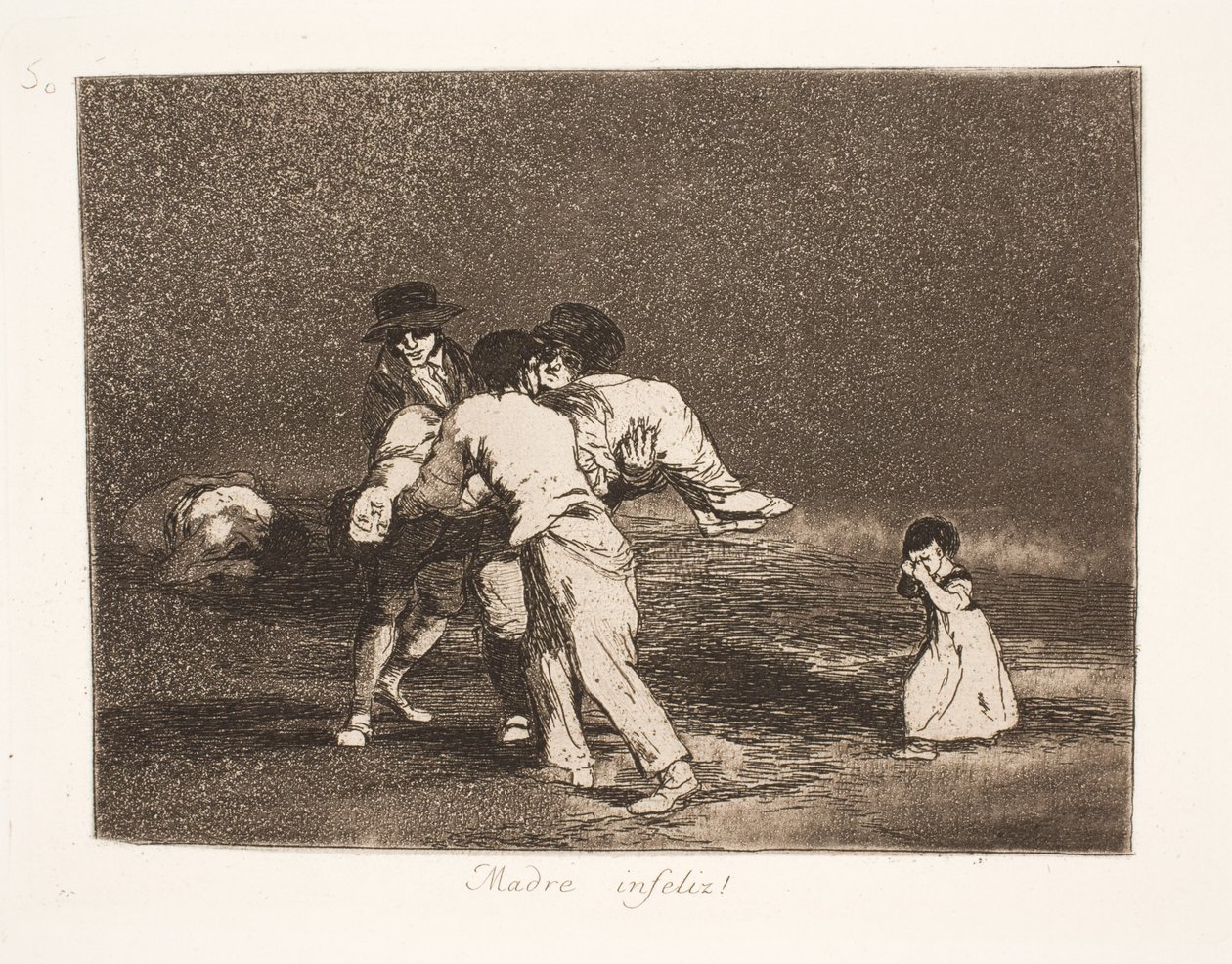 Unglückliche Mutter (50) von Francisco de Goya