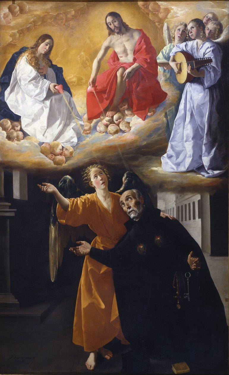 Vision des seligen Alonso Rodríguez von Francisco de Zurbaran