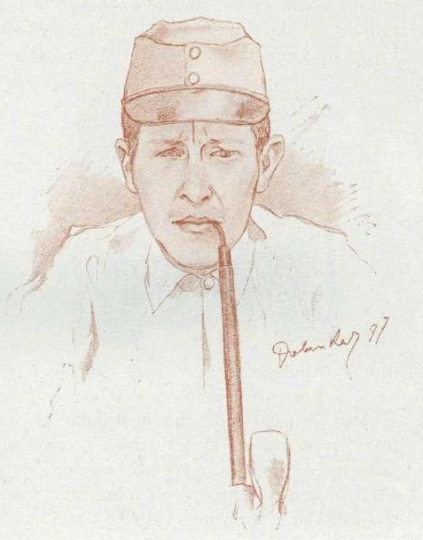 Soldat mit Pfeife von Francisek Dobnikar