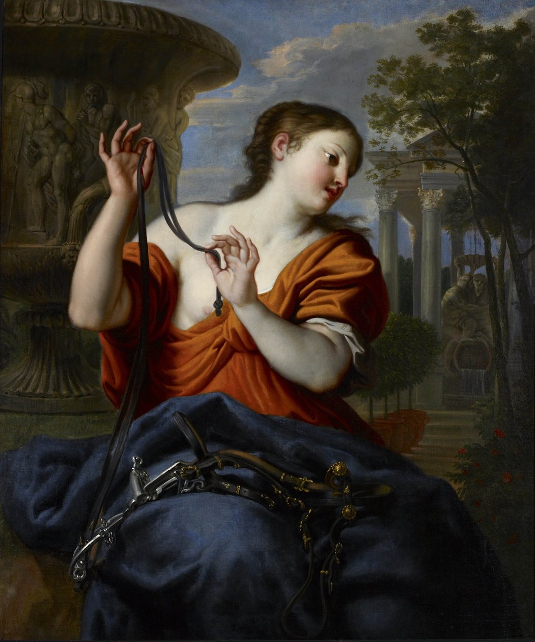 Mäßigkeit, spätes 17. Jahrhundert von Franco Flemish School