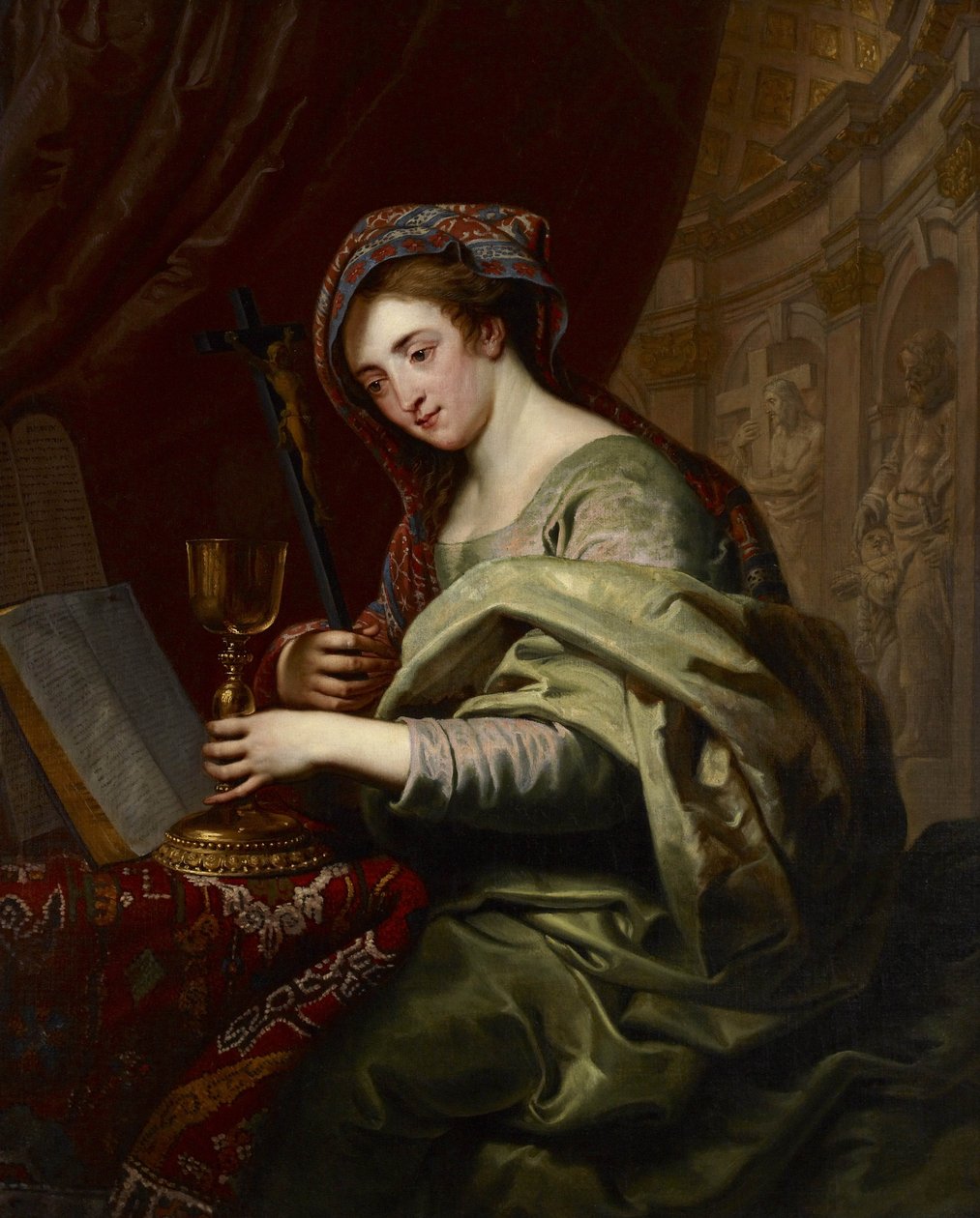Glaube, ca. 1675-1700 von Franco Flemish School