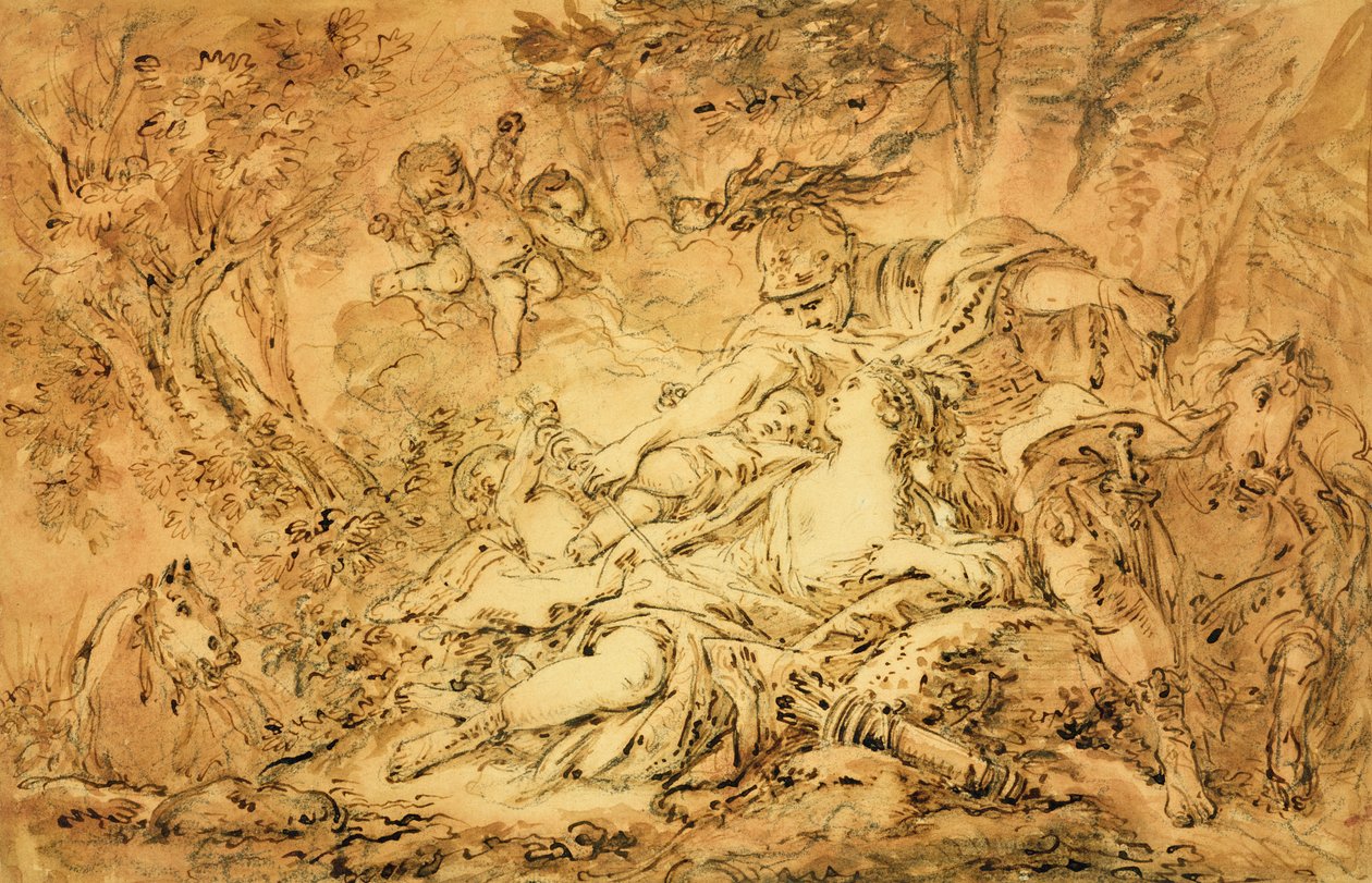 Rinaldo und Armida von François Boucher