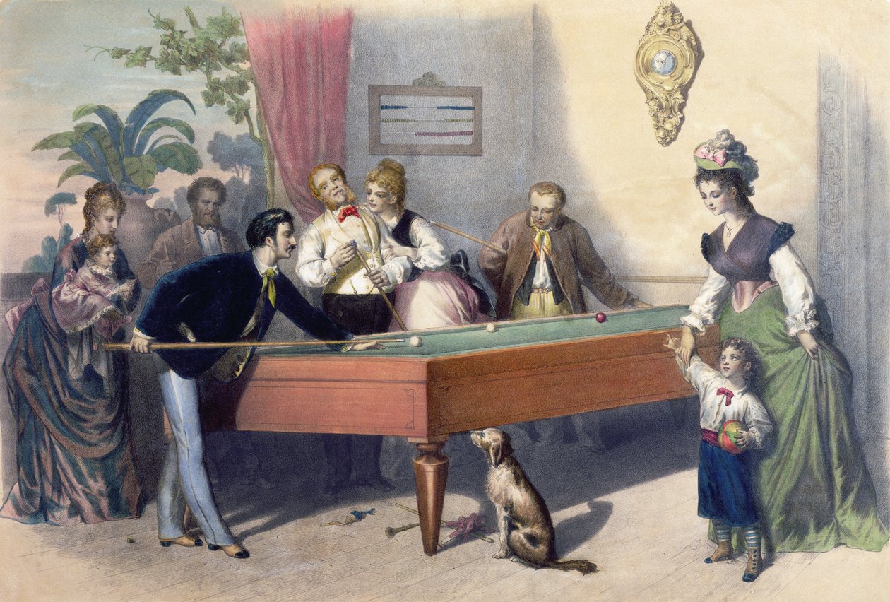 Ein Familiensonntag, ca. 1860-70 von Francois Constant Mes