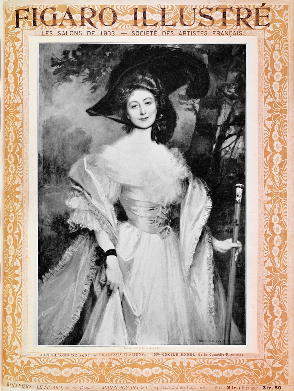 Cecile Sorel (1873-1966) Titelseite des 