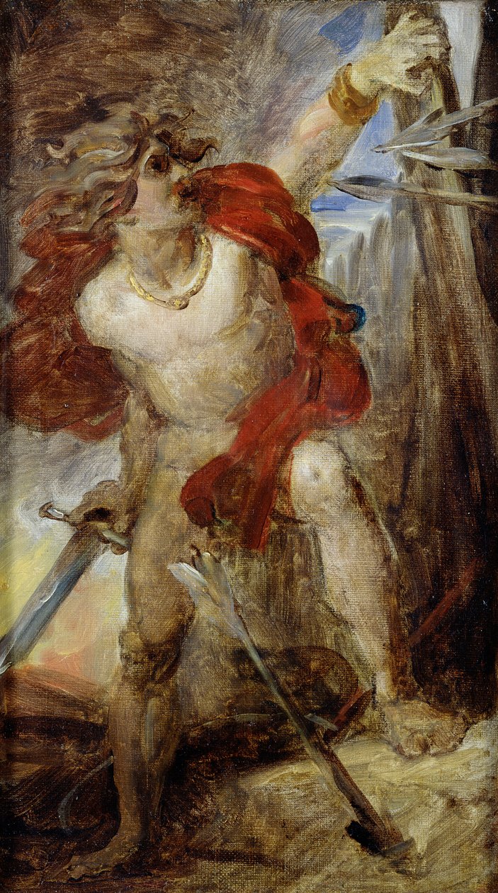Studie für gallischen Mut, ca. 1830-32 von Baron François Pascal Simon Gérard