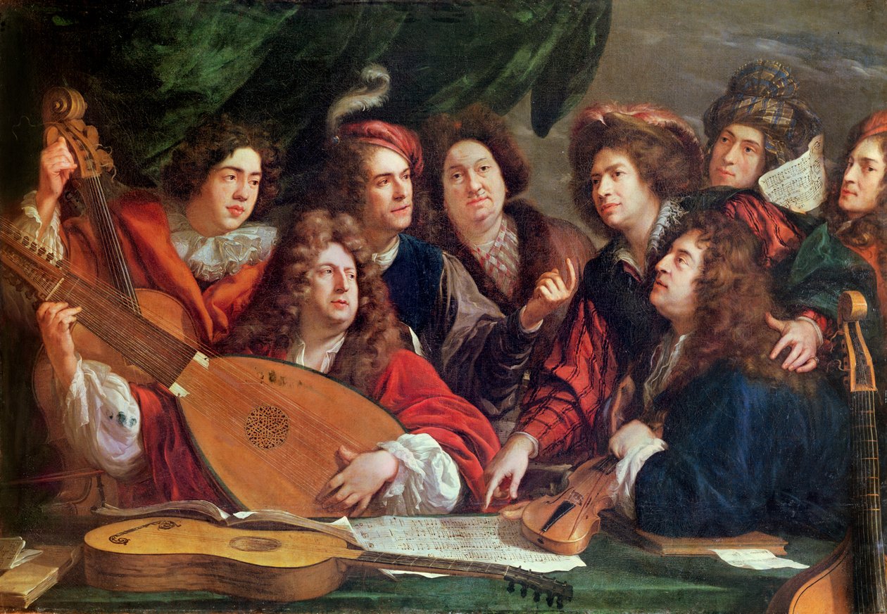 Die Musikgesellschaft, 1688 von Francois Puget
