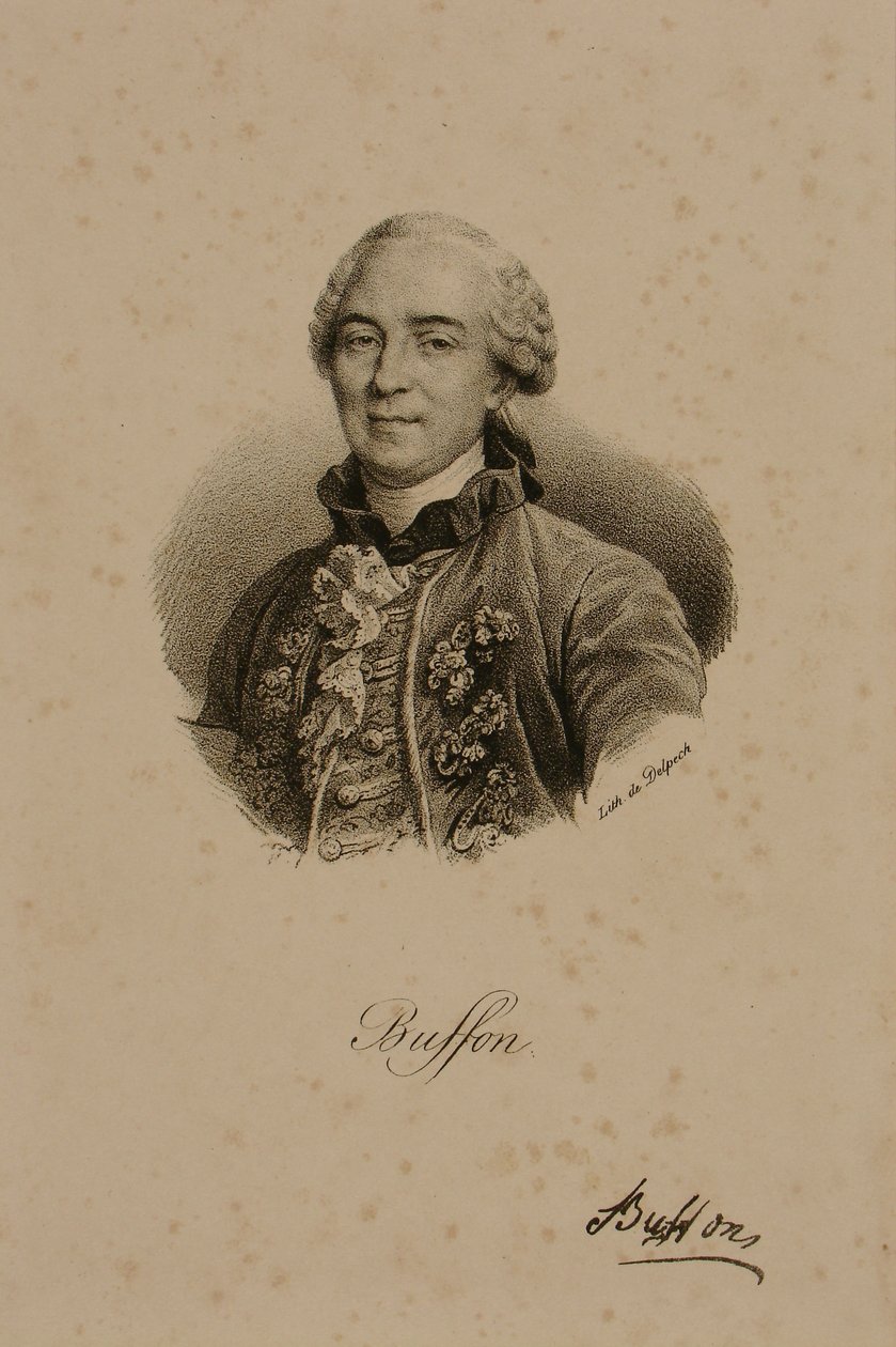 Georges-Louis Leclerc (1707-88) Comte de Buffon von Francois Seraphin Delpech