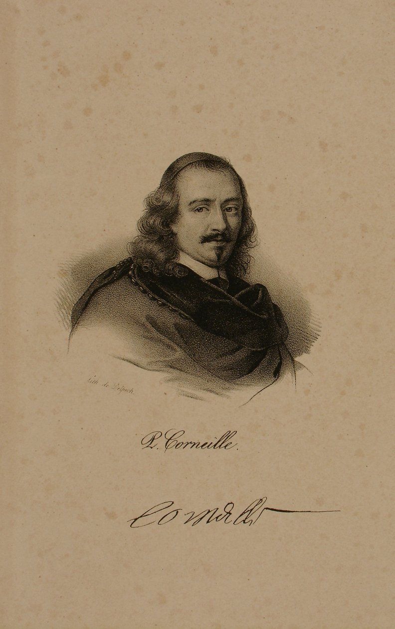 Pierre Corneille (1606-84) von Francois Seraphin Delpech