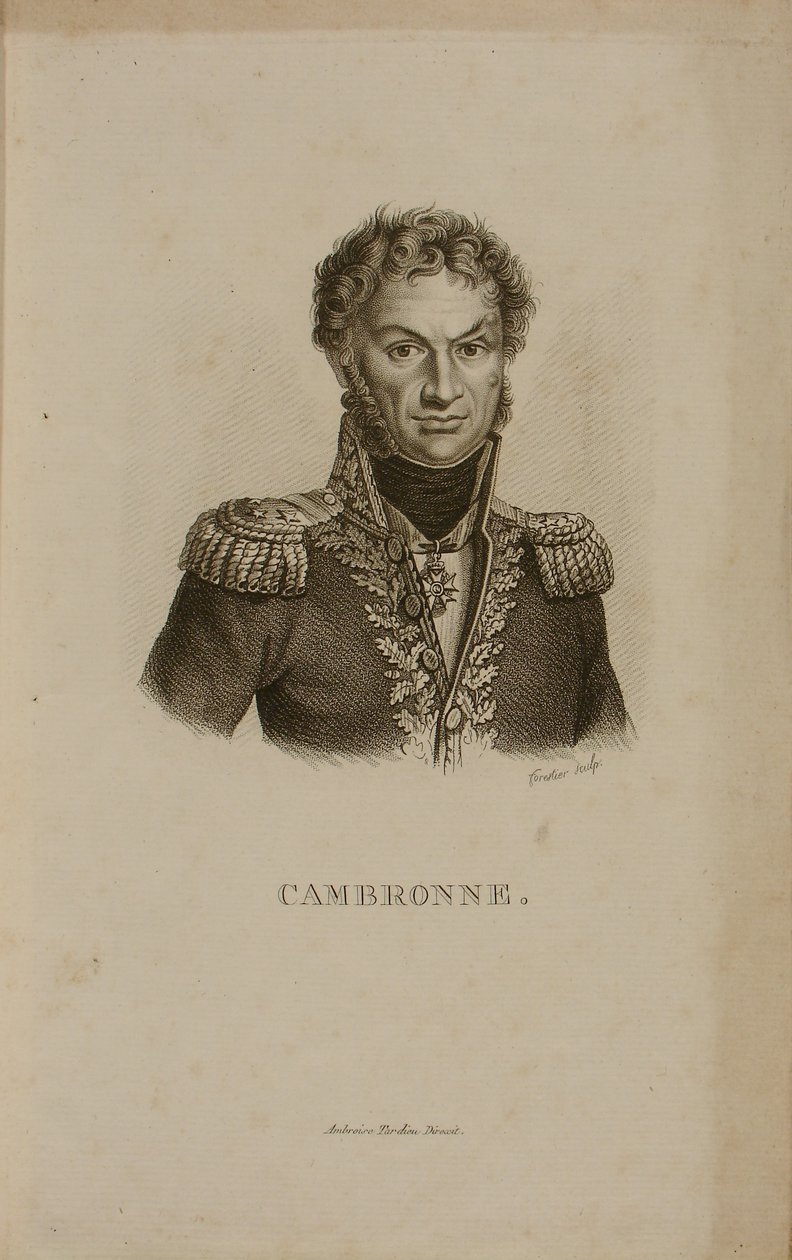 Porträt von General Etienne Cambronne (1770-1842) von Francois Seraphin Delpech