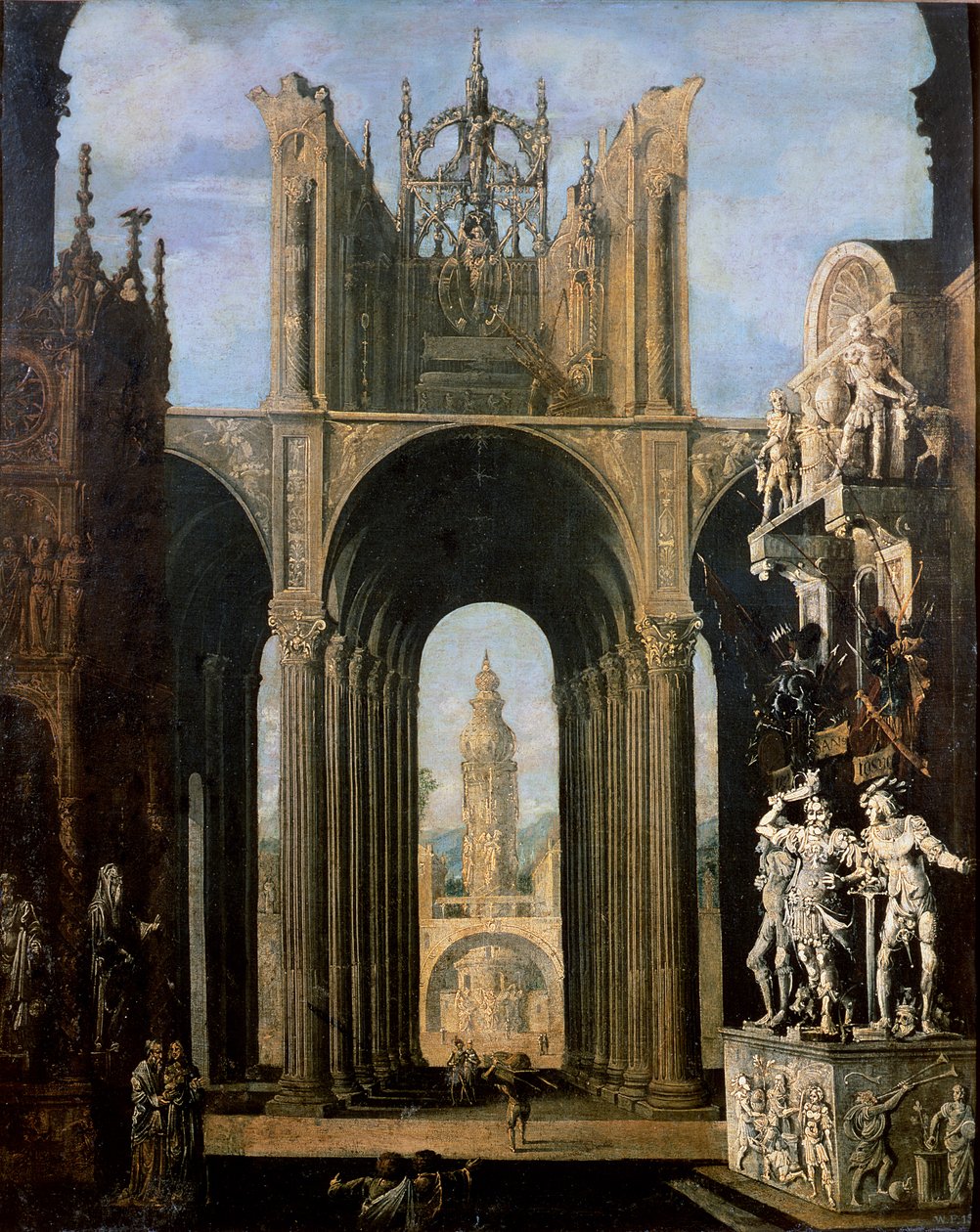 Architektonische Fantasie von Francois de Nome