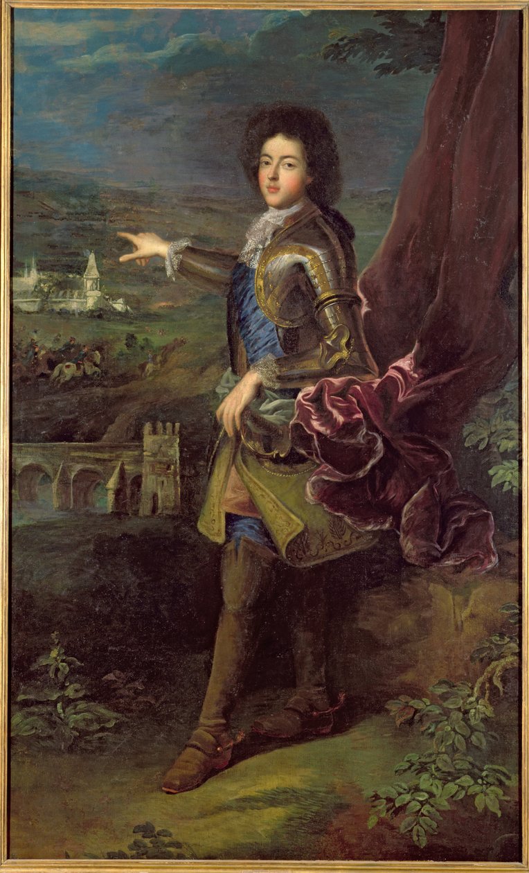 Porträt von Louis Auguste de Bourbon (1670-1736) Herzog von Maine von Jean François de Troy