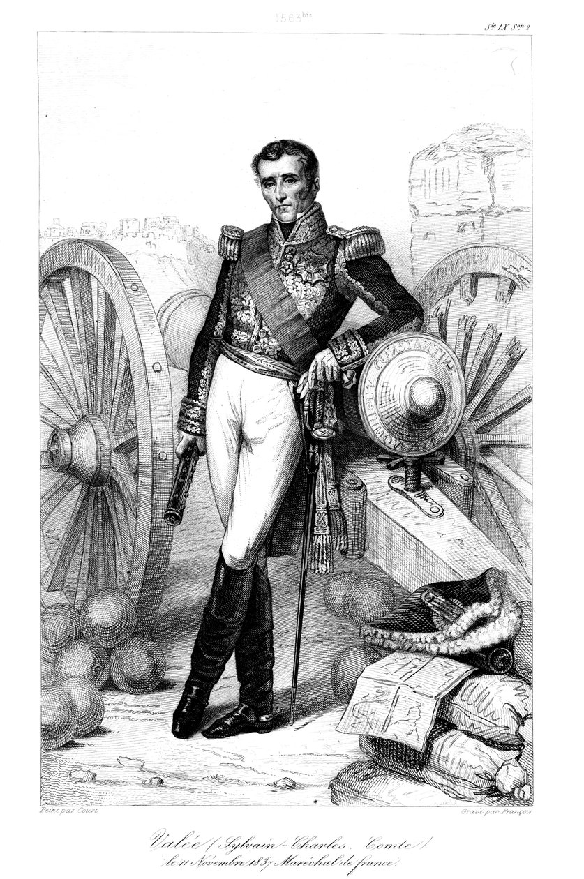 Sylvain Charles Valée 1773-1840, Marschall von Frankreich, 1839 von Francois
