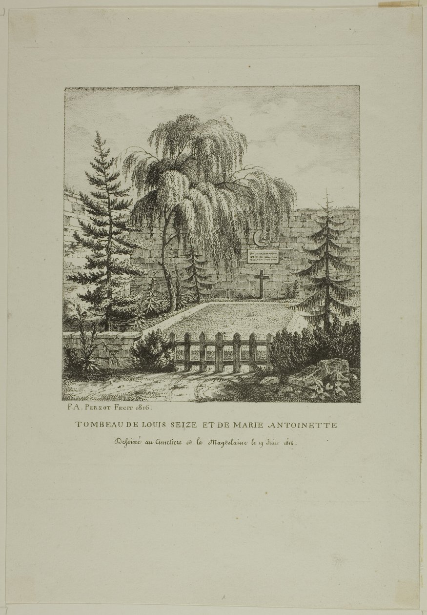 Grab von Ludwig XVI. von Francois Alexandre Pernot