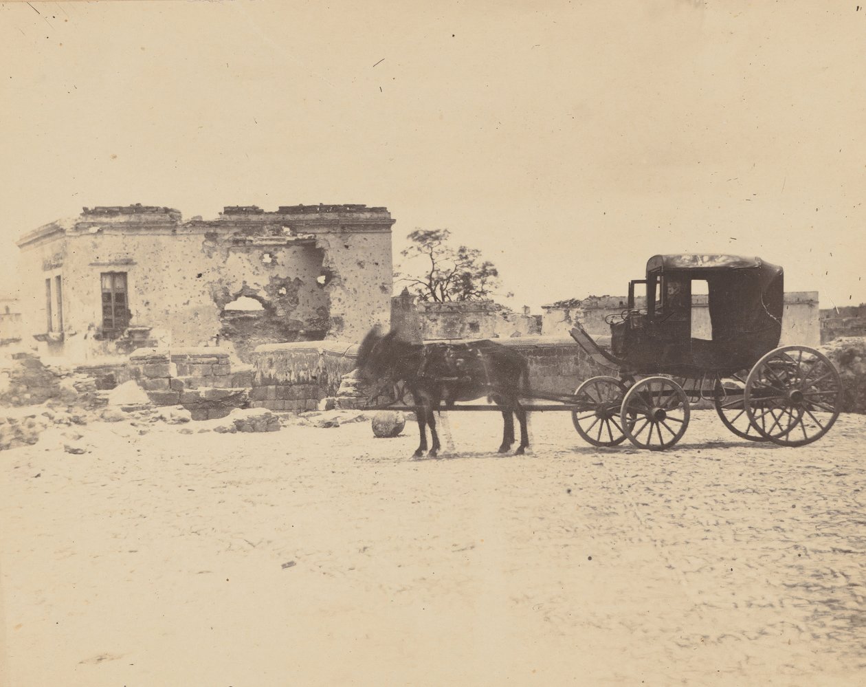 [Kaiser Maximilians Todeskutsche], 1867 von Francois Aubert