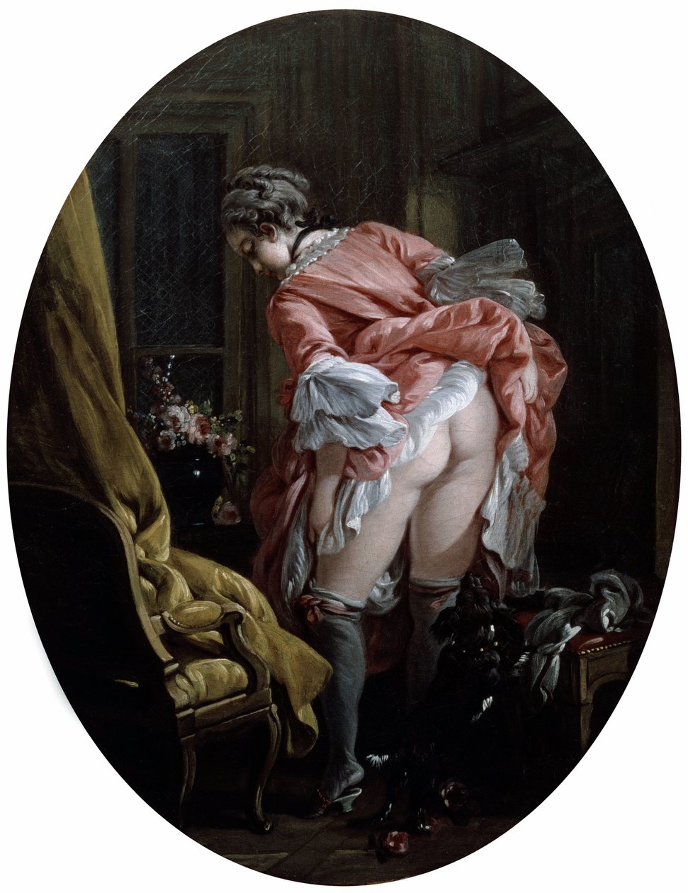 Der gehobene Rock von François Boucher