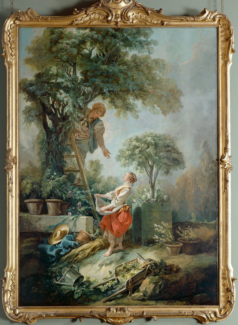 Die Kirschensammler von François Boucher