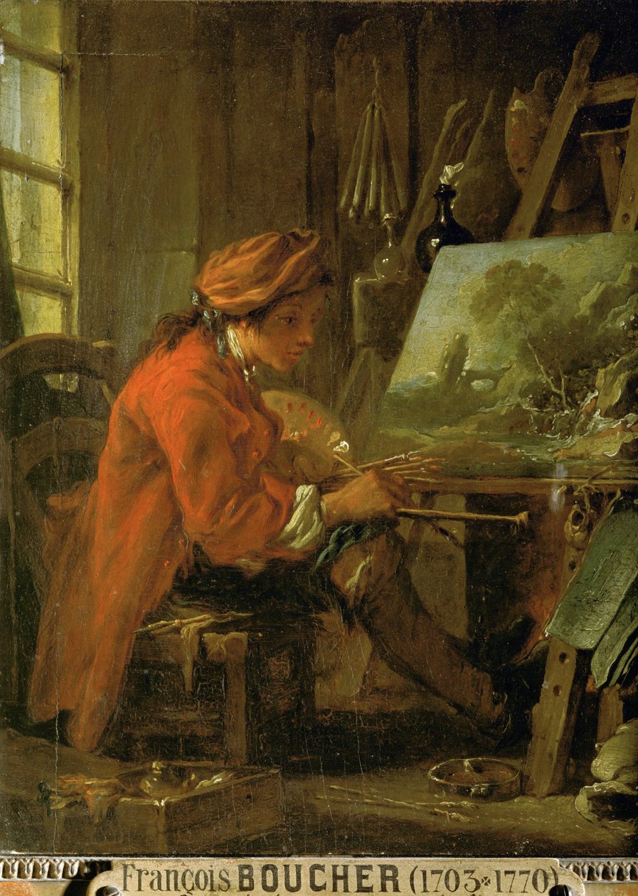 François Boucher, Selbstporträt von Francois Bouchot