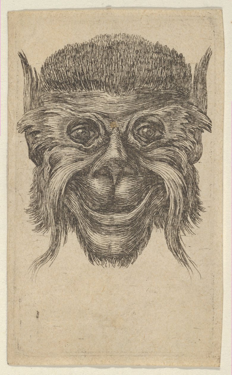 Affenmaske, aus Divers Masques, ca. 1635-45 von Francois Chauveau