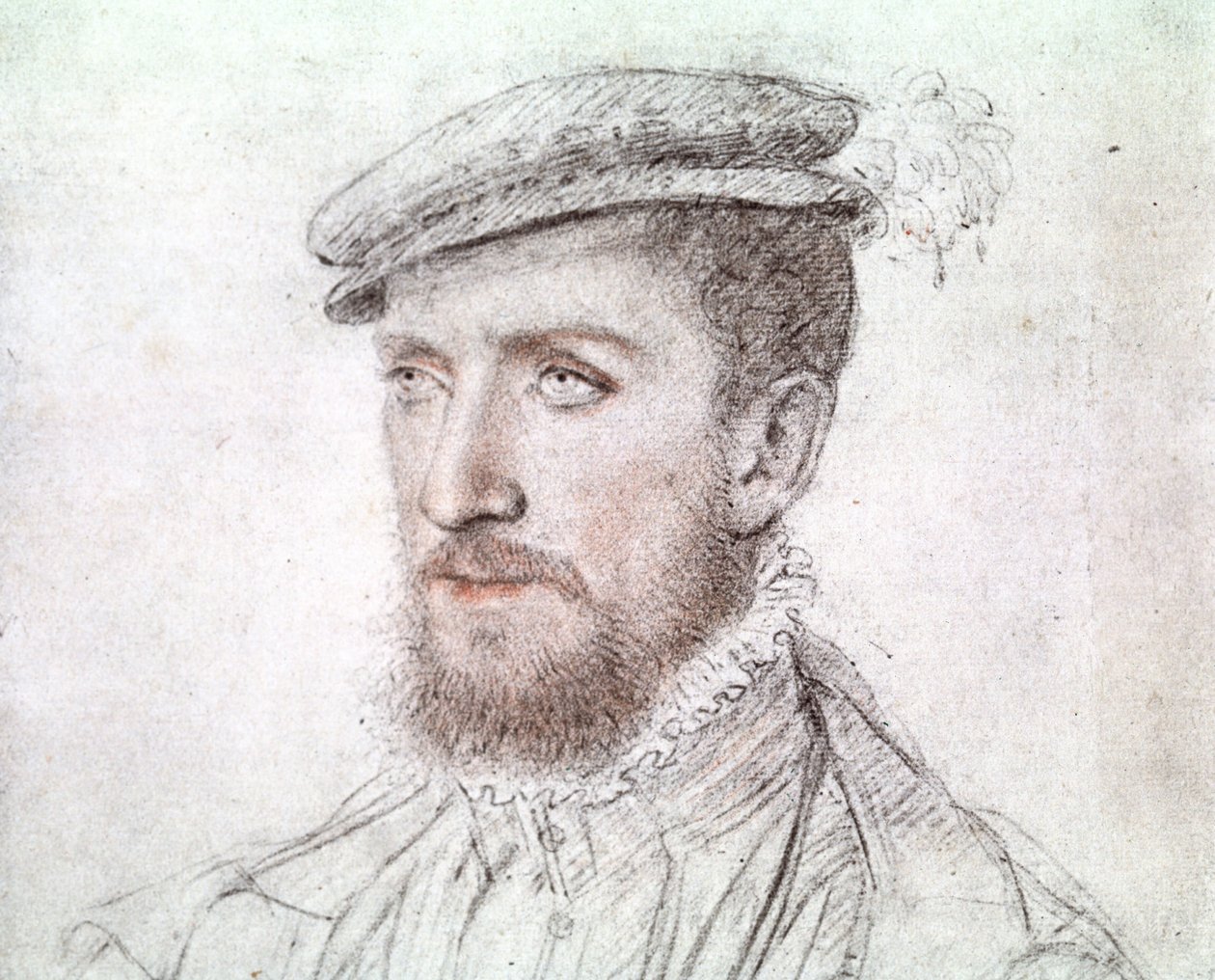Gaspard de Coligny (1519-1572) (Zeichnung) von François Clouet