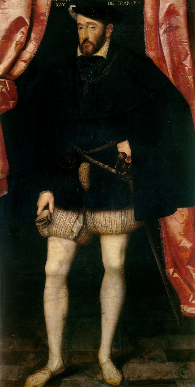 Porträt von Henri II. von Frankreich von François Clouet