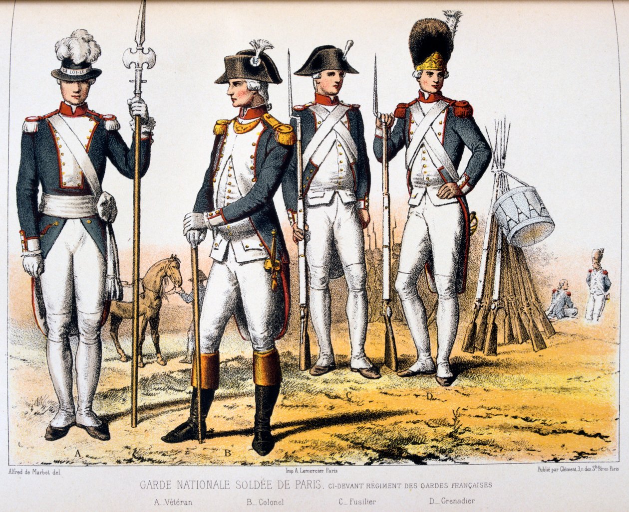 Garde Nationale Soldée de Paris von Francois Cudet
