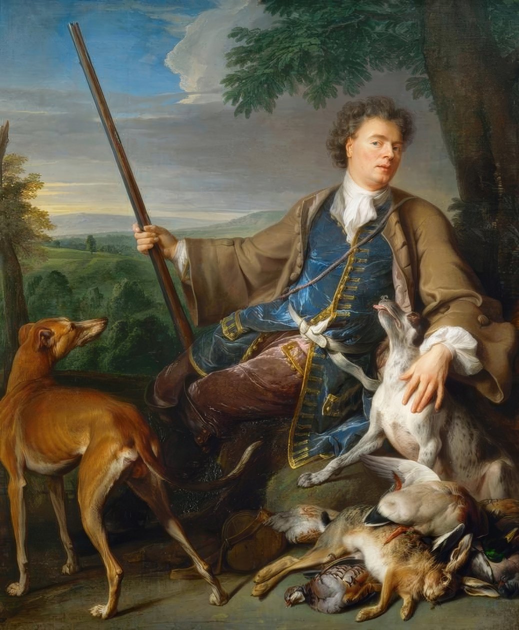 Selbstbildnis als Jäger von Francois Desportes