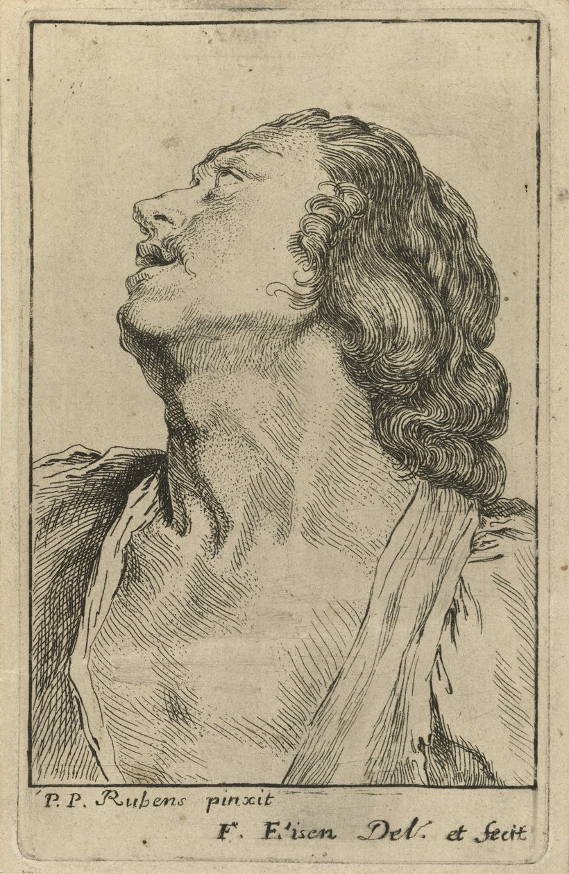 Büste eines jungen Mannes von Francois Eisen