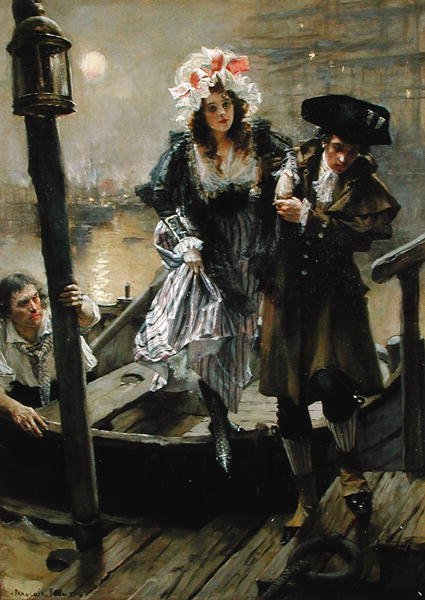 Auf der Themse von Francois Flameng