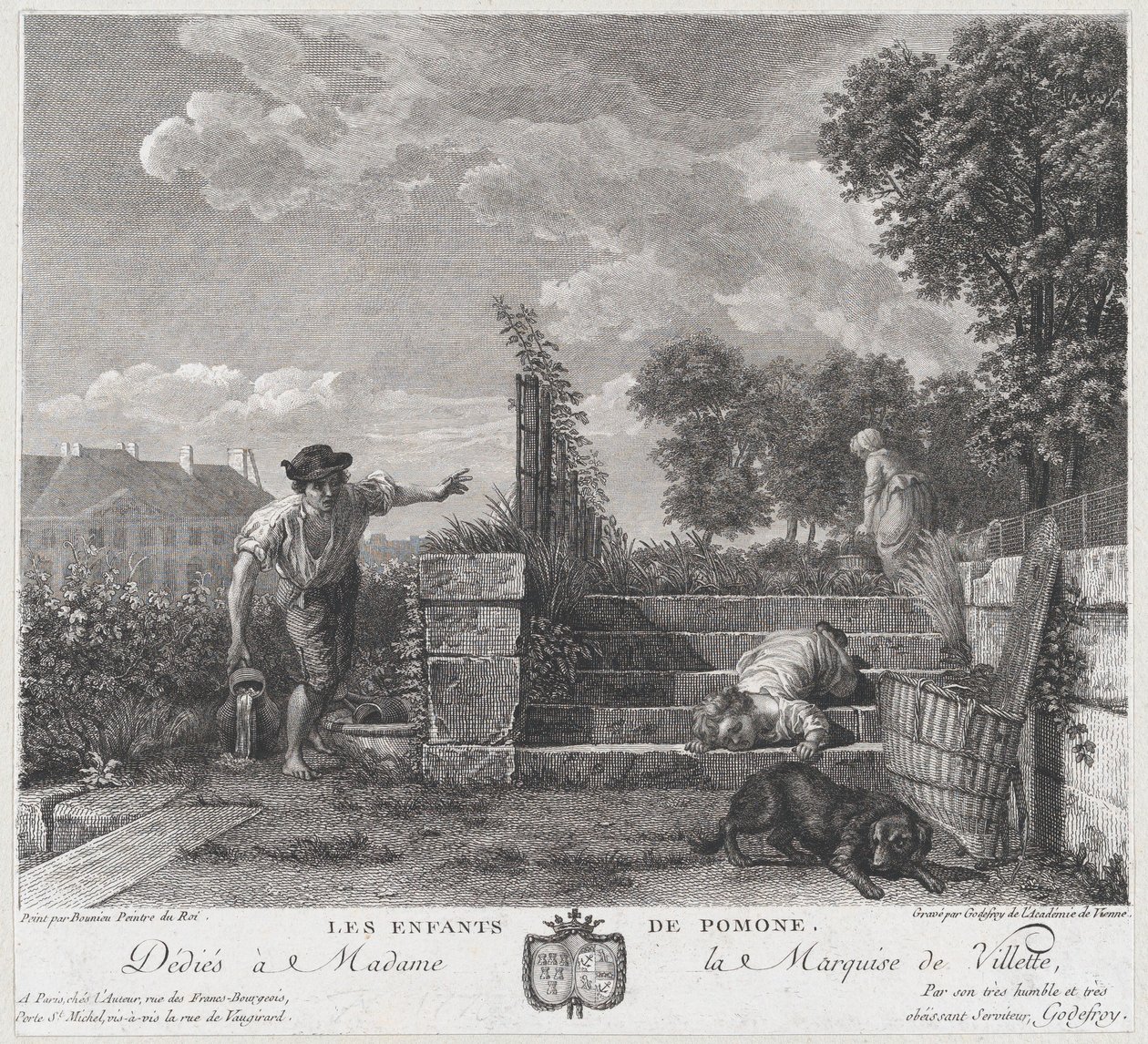 Die Kinder von Pomona, 1778 von Francois Godefroy