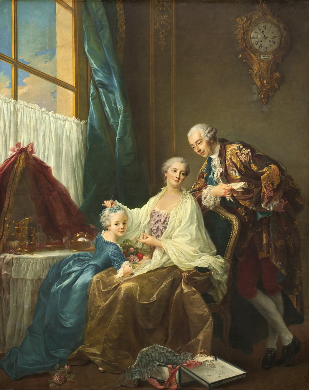 Familienporträt von Francois Hubert Drouais