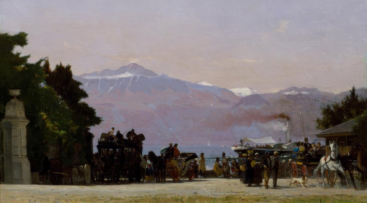 In Ouchy von Francois Louis David Bocion