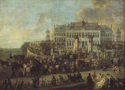 Das Fest in Broquelet von Francois Louis Joseph Watteau
