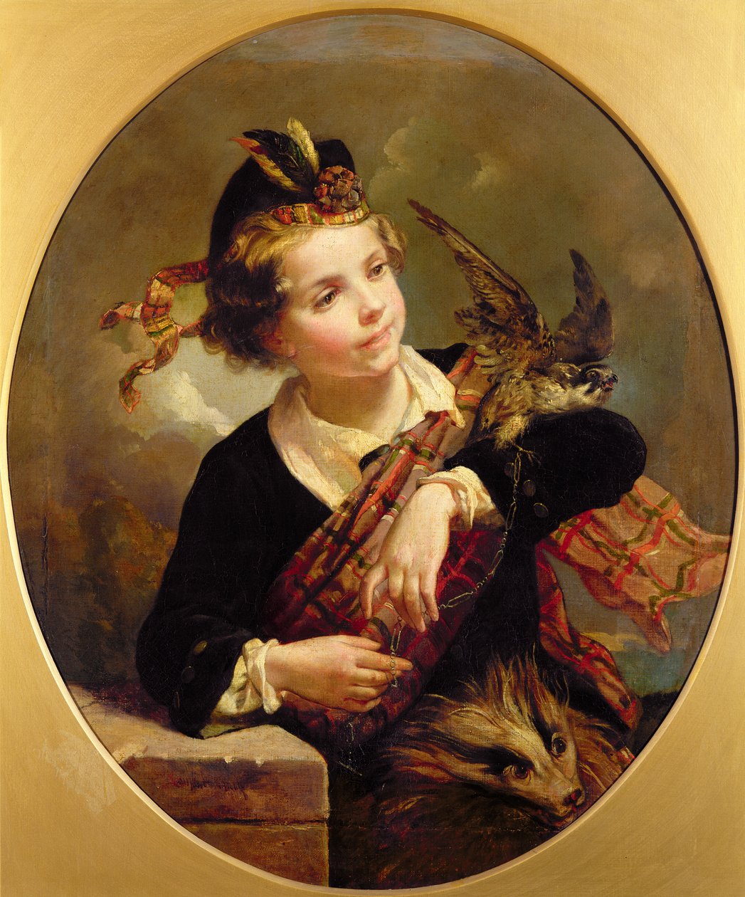 Der Falke von Francois Louis Lanfant de Metz