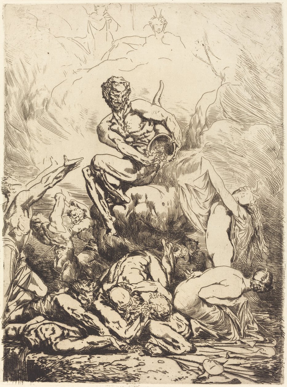 Der silberne Teufel von Francois Nicolas Chifflart