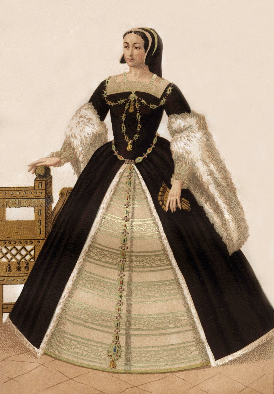 Claude de France (Gravur) von Francois Roger de Gaignieres