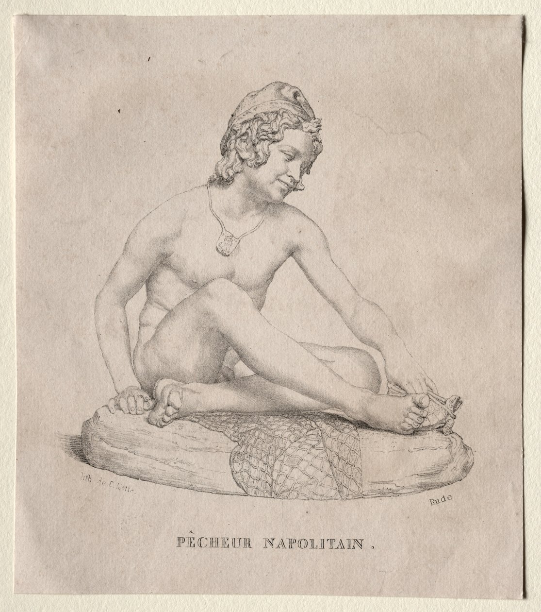 Neapolitanischer Fischer von Francois Rude