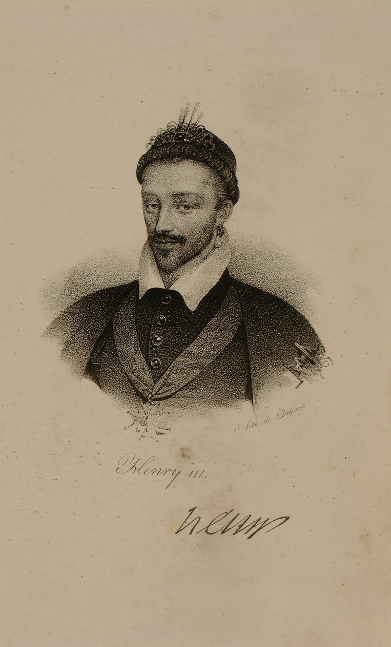 König Henri III (1551-89) von Frankreich von Francois Seraphin Delpech