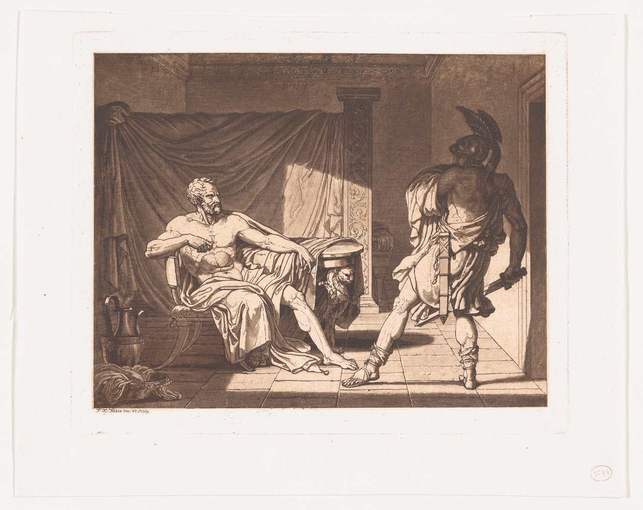 Marius in Minturnae, ca. 1796-1800 von Francois Xavier Fabre