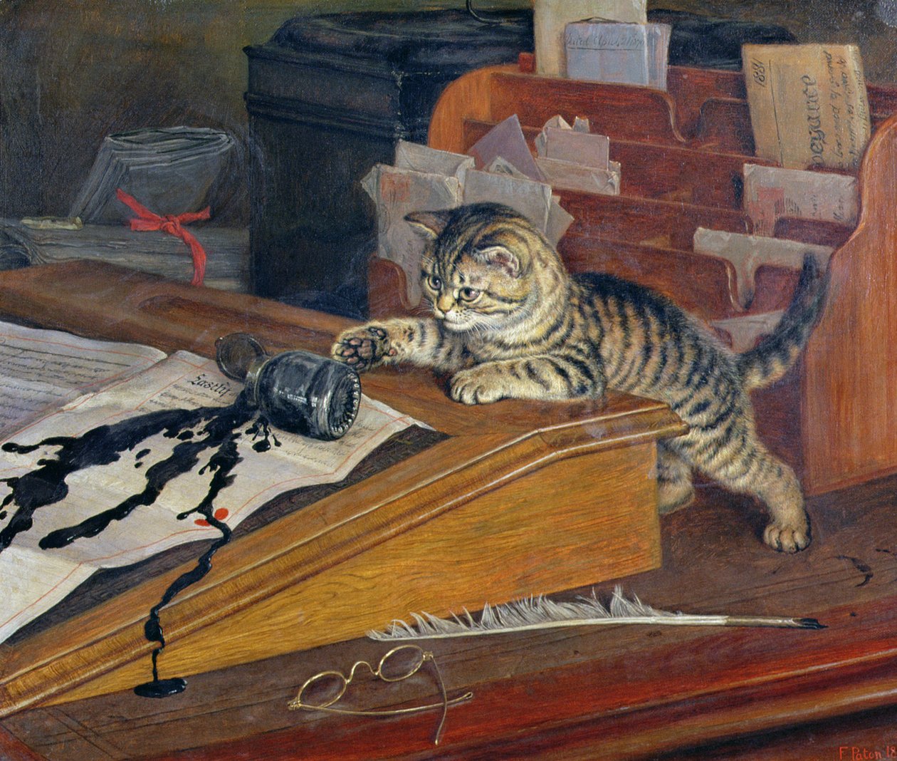 Zeuge meiner Tat und Tat, (1882) von Frank Paton