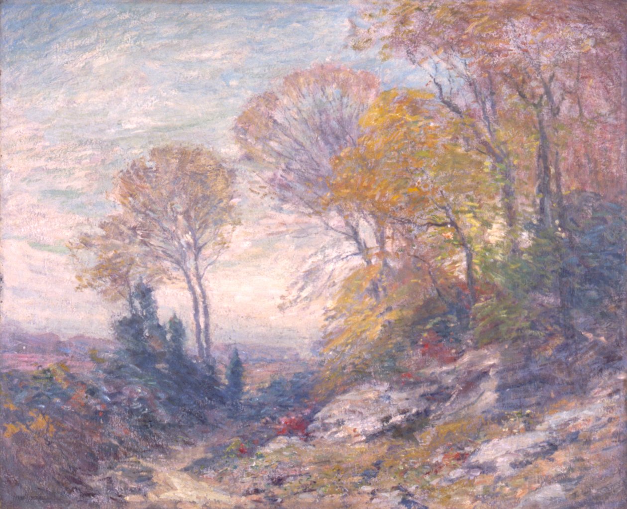 Oktobermorgen von Frank A. Bicknell