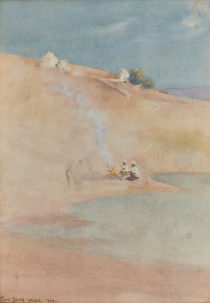 Der Rand der Bekanneer-Wüste, Indien von Frank Dean