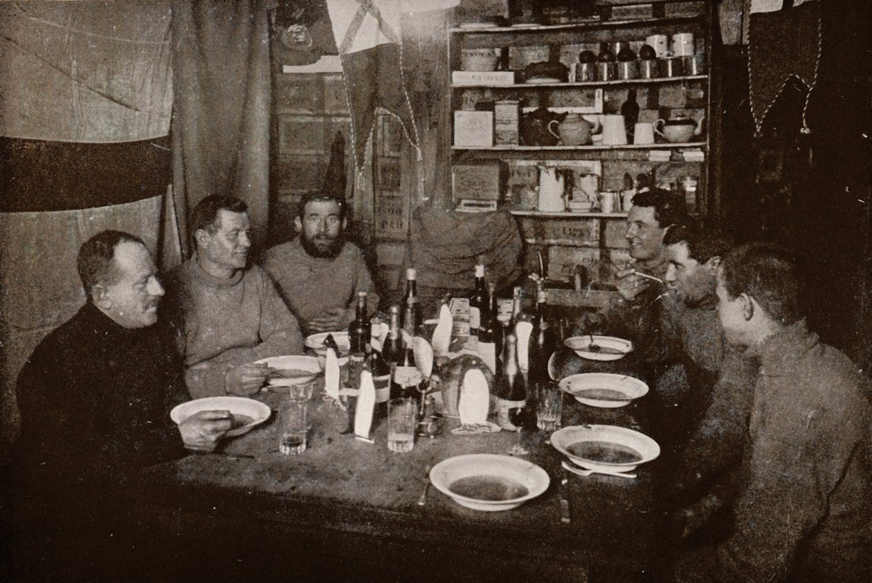 Mittwintertag, 1912 - Die Männer, 1913 von Frank Debenham