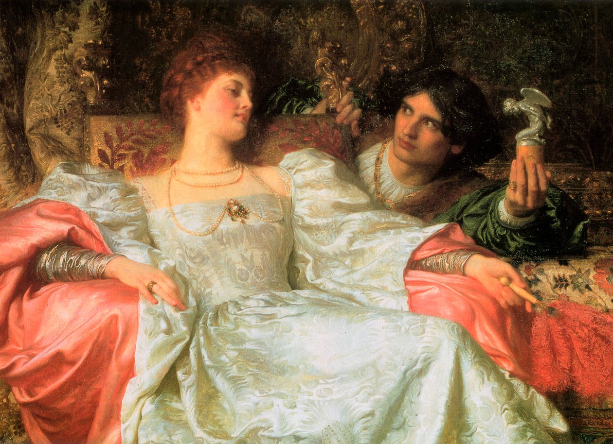 Ein Opfer, 1898 von Frank Dicksee