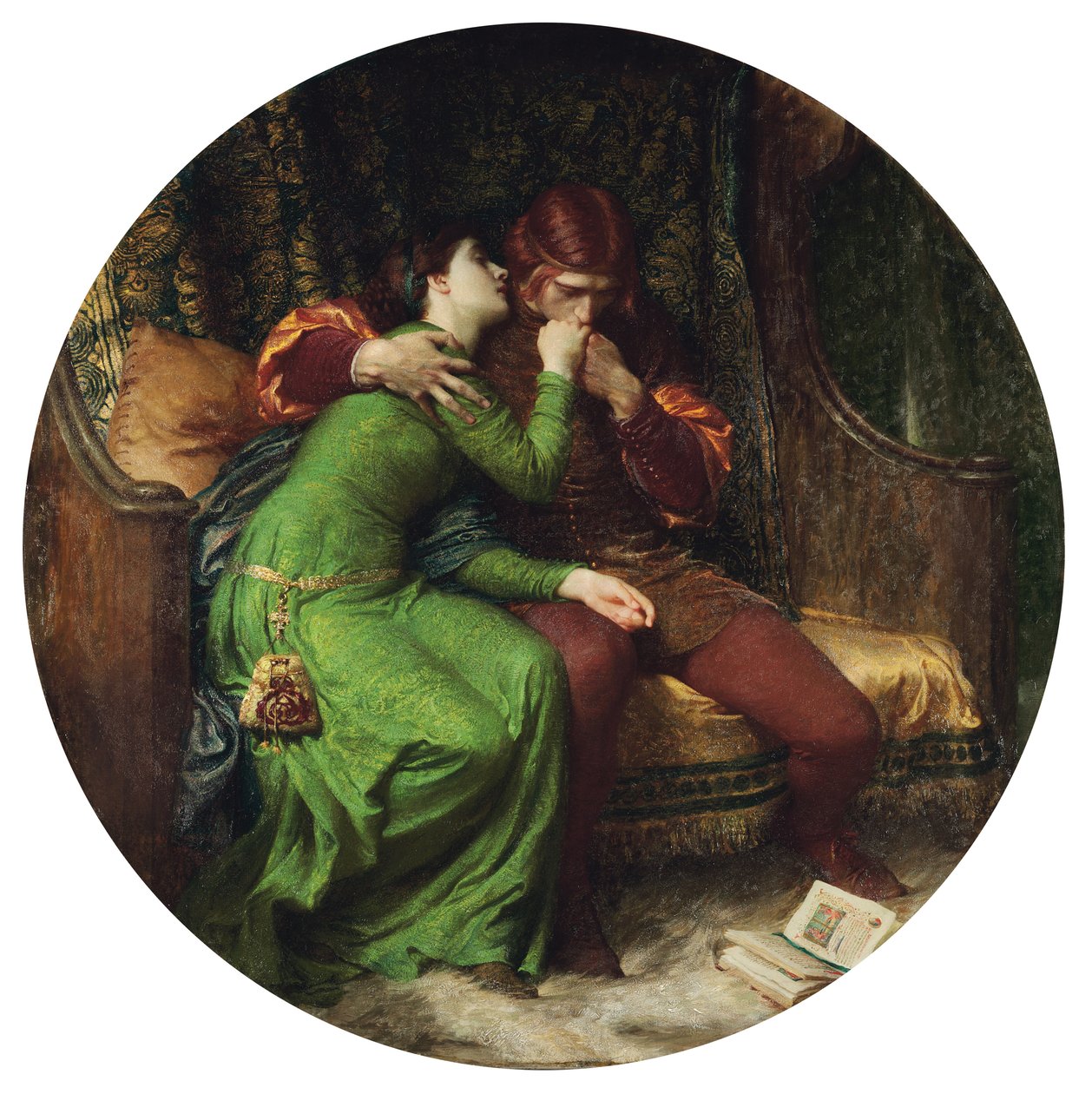 Paolo und Francesca, 1894 von Frank Dicksee