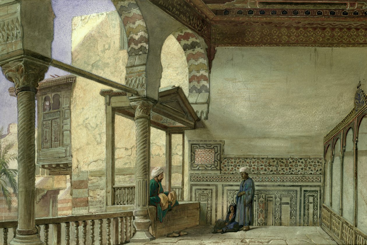 Loggia des Hauses von Memlook Radnau Bey, Kairo von Frank Dillon