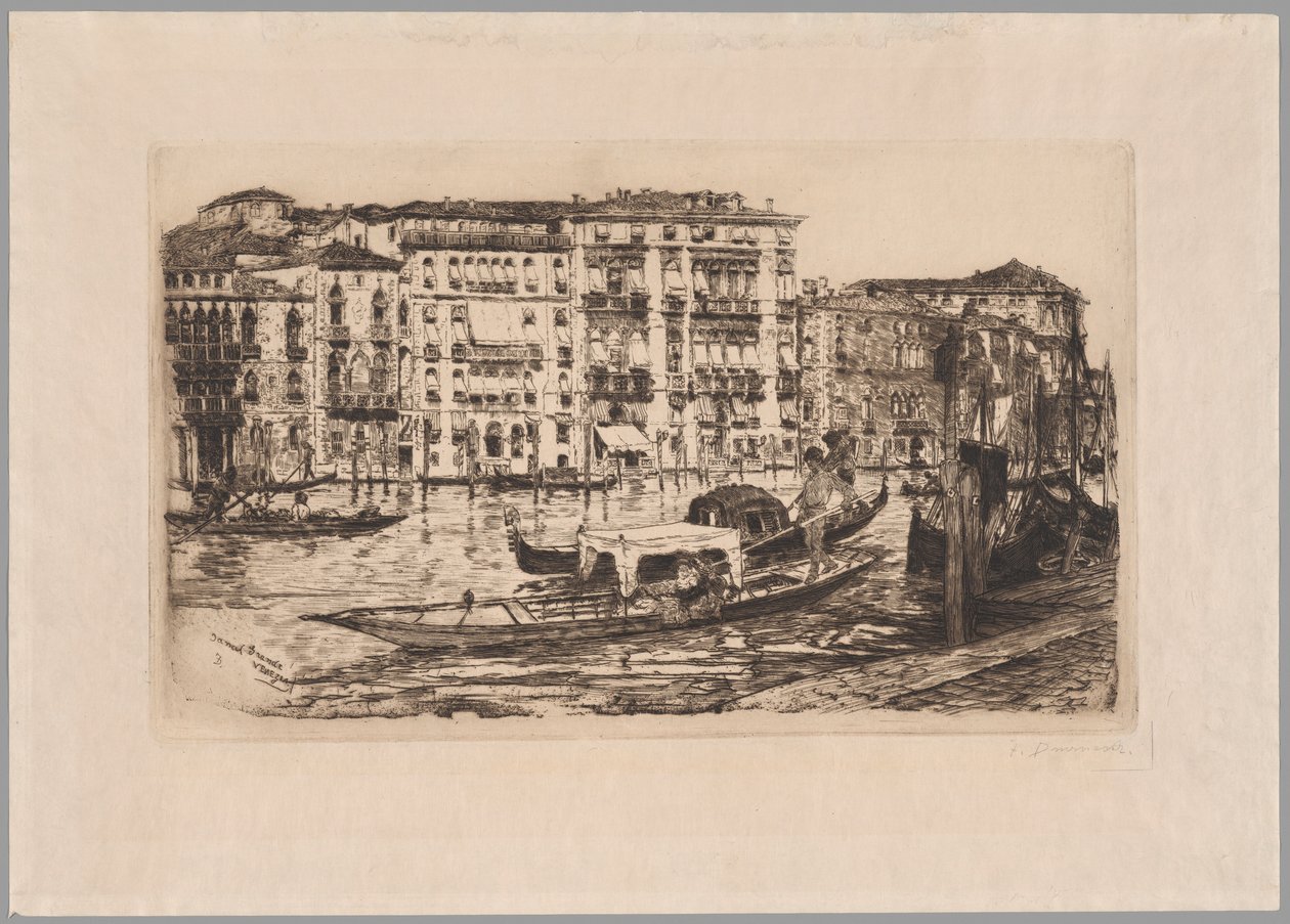 Canal Grande, Venedig von Frank Duveneck
